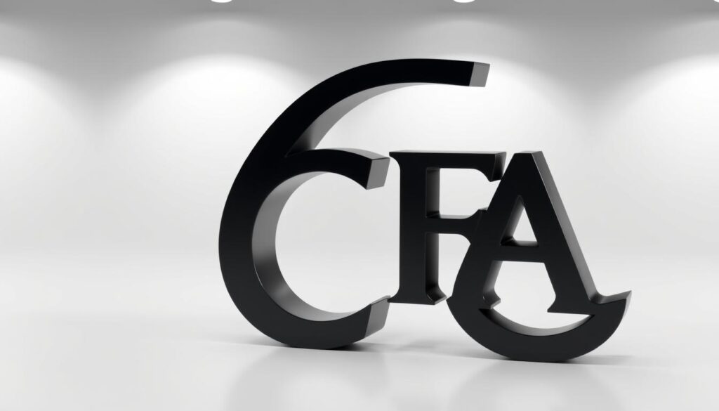 A high-quality image of the Chartered Financial Analyst (CFA) certification logo, rendered in a realistic, three-dimensional style. The logo is the focal point, prominently displayed against a clean, neutral background with subtle gradients and lighting effects that create depth and dimension. The overall presentation is professional, polished, and visually appealing, reflecting the prestige and significance of the CFA certification within the finance industry. A high-quality image of the Chartered Financial Analyst (CFA) certification logo, rendered in a realistic, three-dimensional style. The logo is the focal point, prominently displayed against a clean, neutral background with subtle gradients and lighting effects that create depth and dimension. The overall presentation is professional, polished, and visually appealing, reflecting the prestige and significance of the CFA certification within the finance industry.
